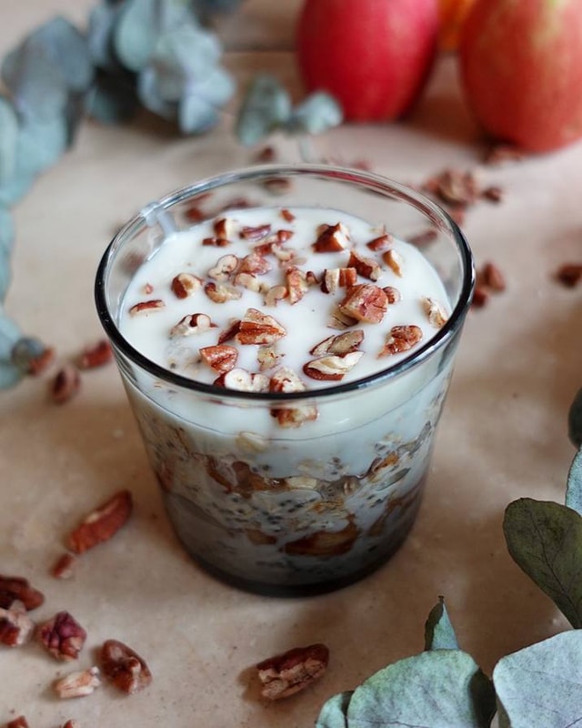Apple Pie Overnight Oats
