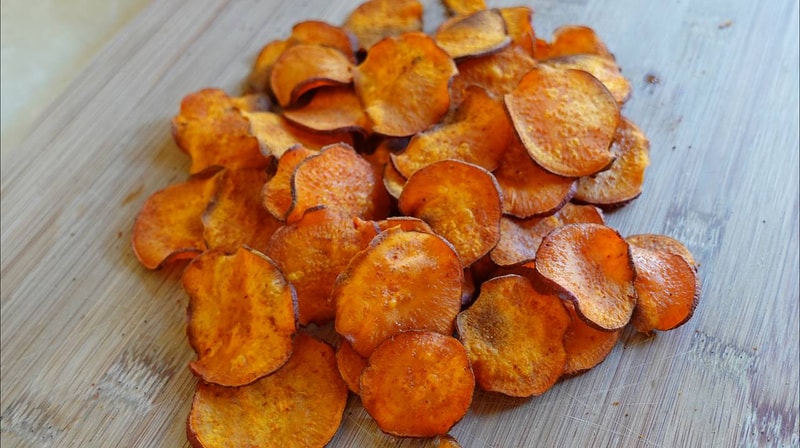 Baked Sweet Potato Chips