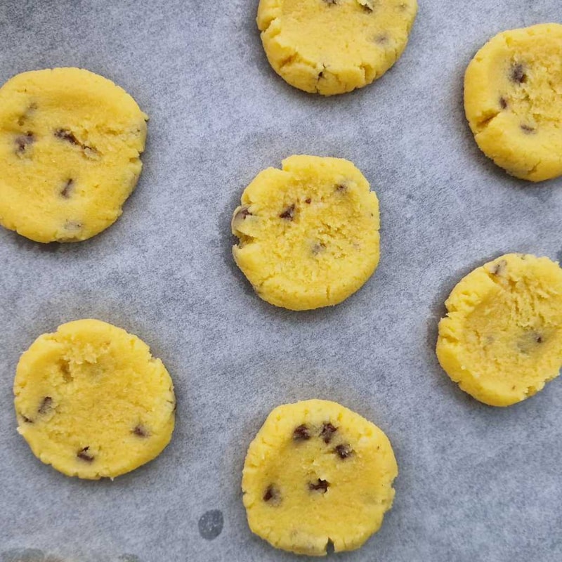 Coconut Flour Chocolate Chip Keto Cookies recipe 