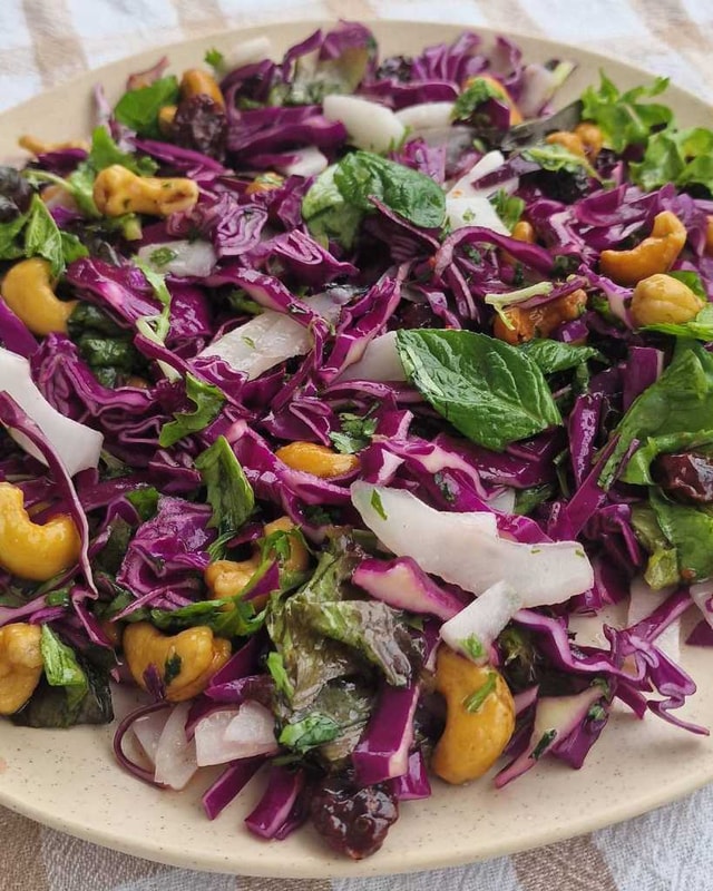 Cashew Coconut Slaw 