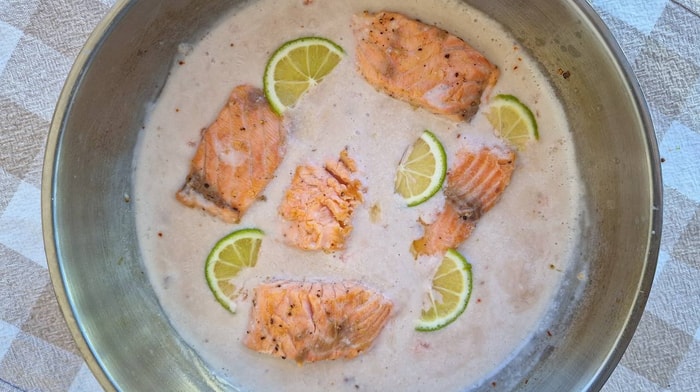Creamy Coconut-Lime Salmon