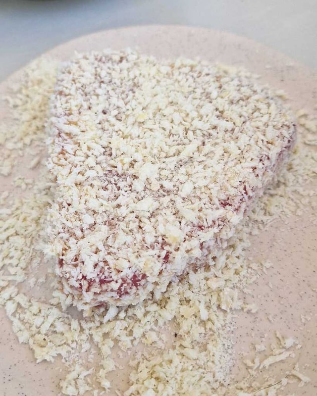 tuna in panco breadcrumbs