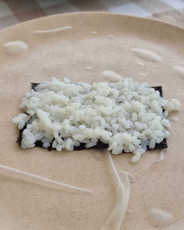 Crispy Rice Paper Sushi Rolls with Salmon and avocado recipe