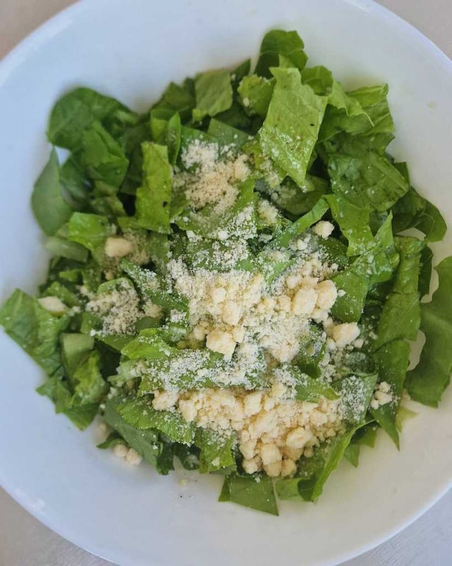 Crunchy Lemon Parmesan Salad
