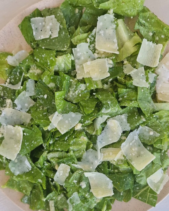 Crunchy Lemon Parmesan Salad