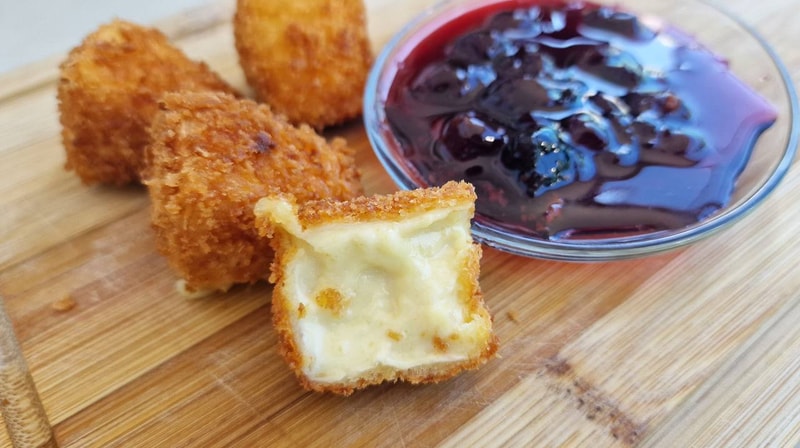 Deep-fried Camembert