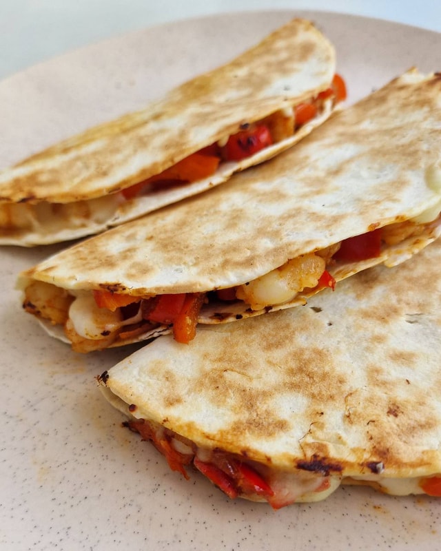Delicious Shrimp Quesadilla