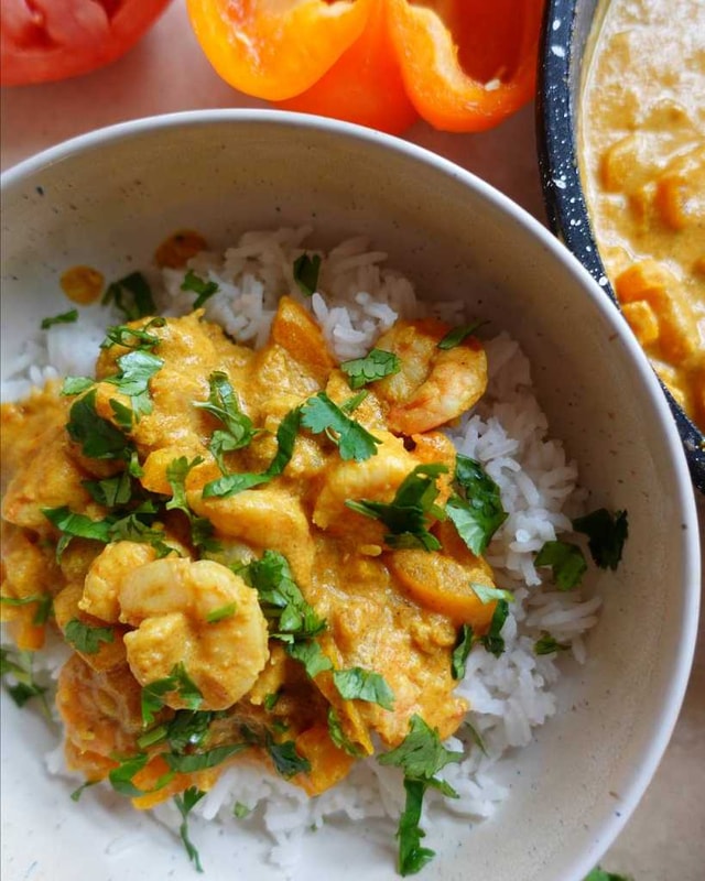Easy Coconut Shrimp Curry