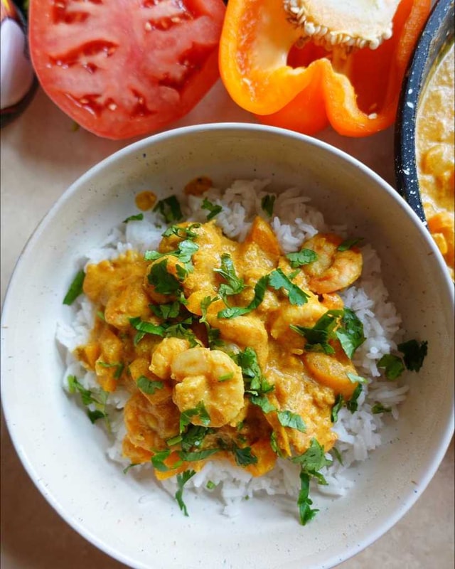 Easy Coconut Shrimp Curry