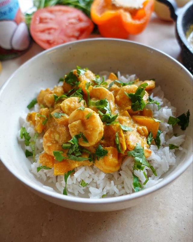 Easy Coconut Shrimp Curry