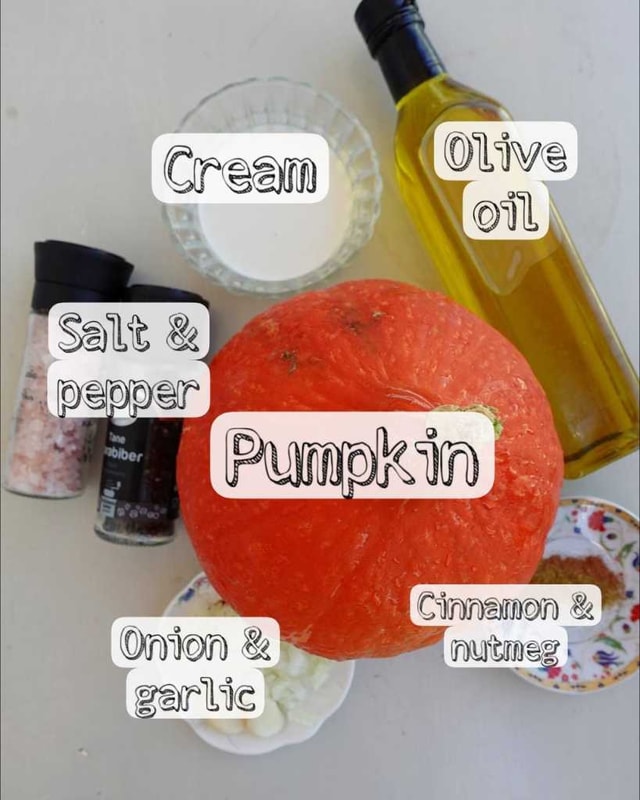 Easy Pumpkin Soup ingredients