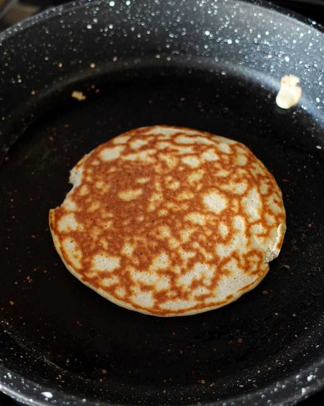 making pancakes