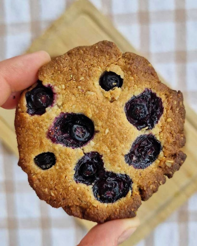 blueberry Crumble Cookies