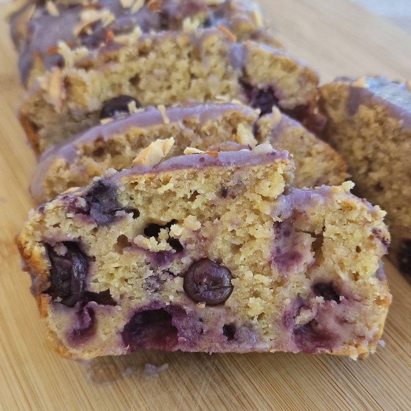 Healthy Blueberry Lemon Bread
