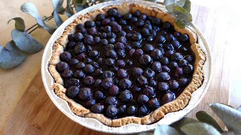 Healthy Blueberry Pie
