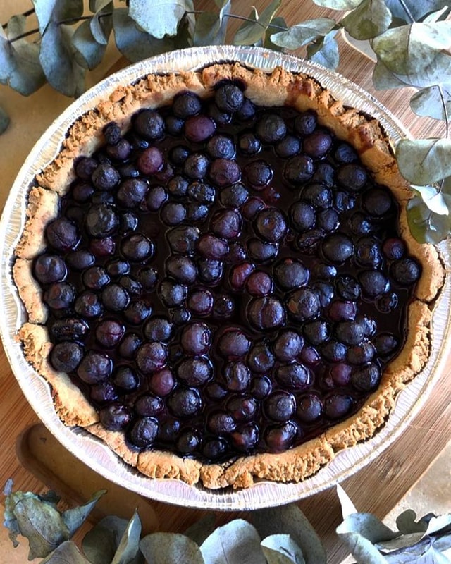 Healthy Blueberry Pie