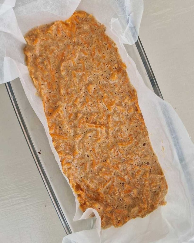 batter for carrot cake