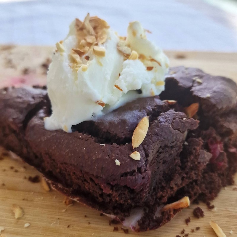Healthy Cherry Brownies