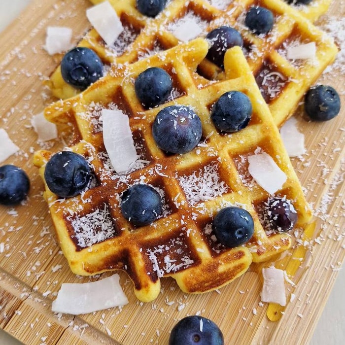Healthy Coconut Flour Waffles
