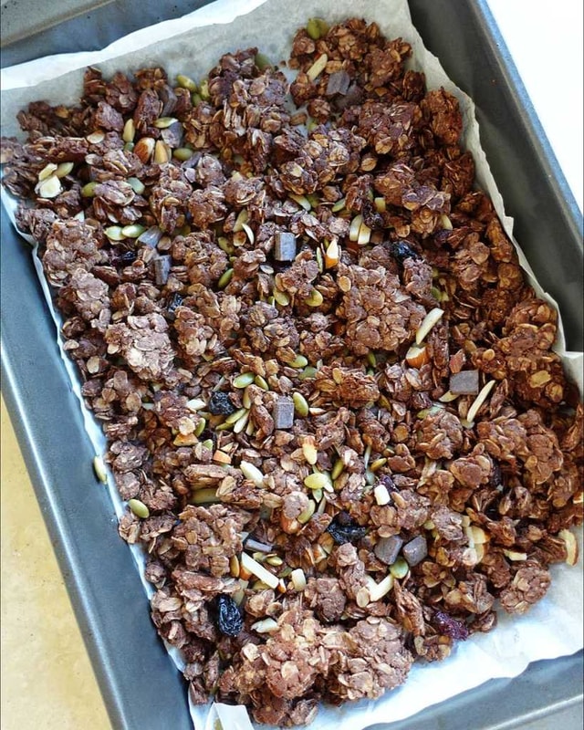 Homemade Chocolate Protein Granola