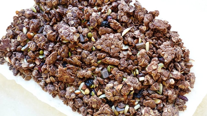 Homemade Chocolate Protein Granola