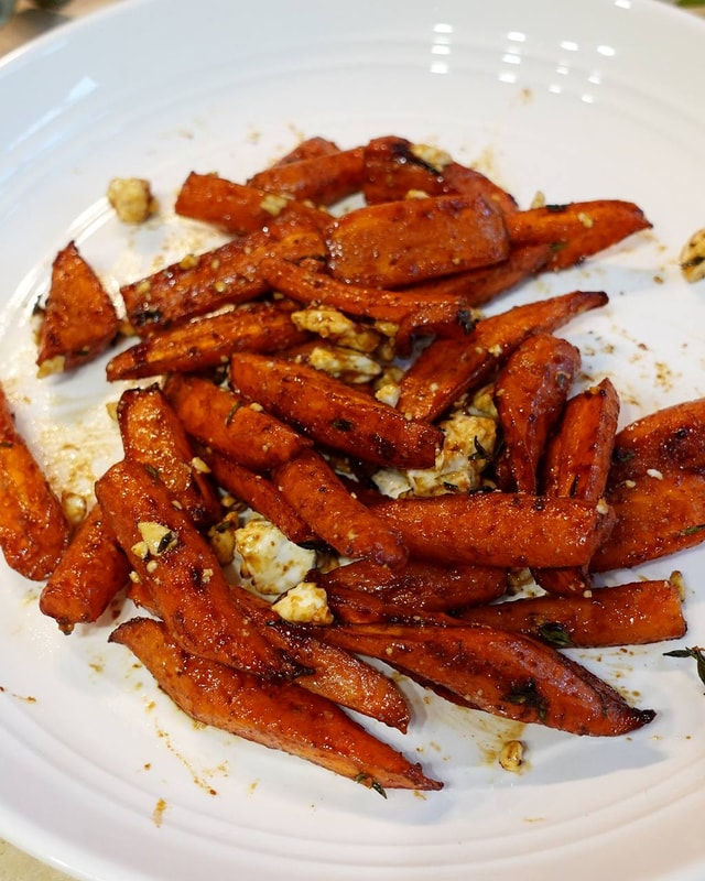 Honey Balsamic Roasted Carrots