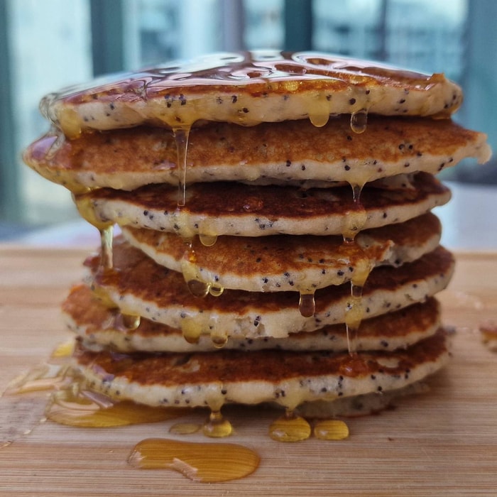 Lemon Poppy Seed Pancakes