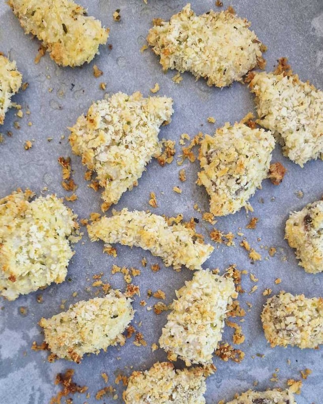 baked parmesan fish nuggets