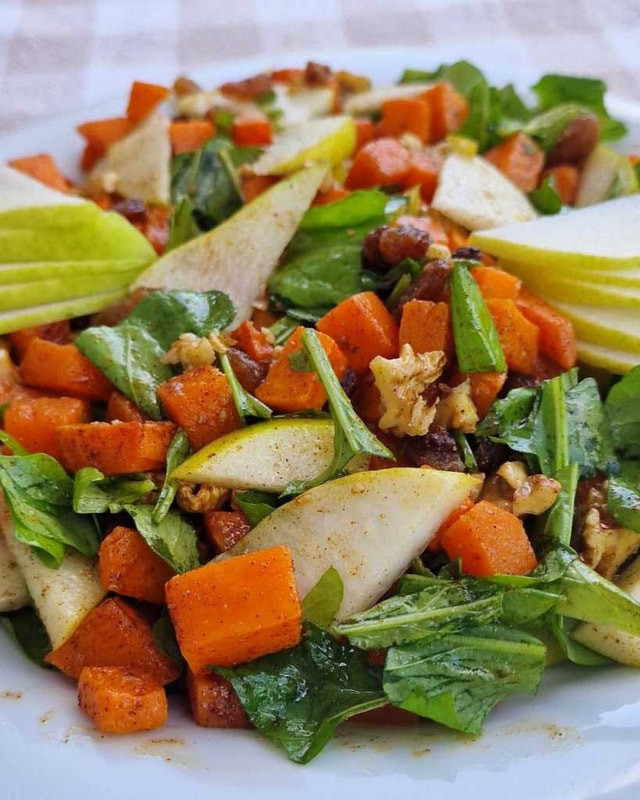 Pumpkin Pear Salad