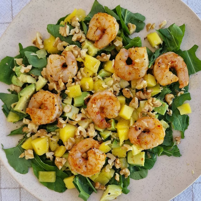 Savory Shrimp Mango Salad
