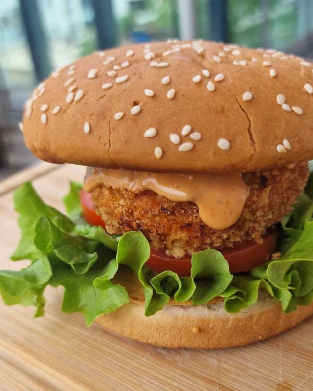 Homemade Shroom Burger