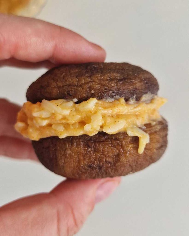 cheese stuffed mushrooms caps