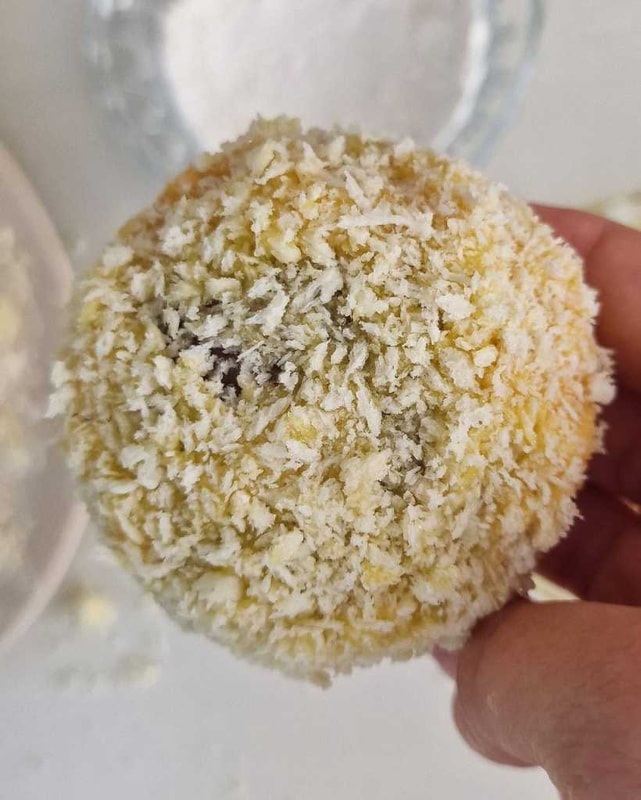 mushrooms in panko breadcrumbs