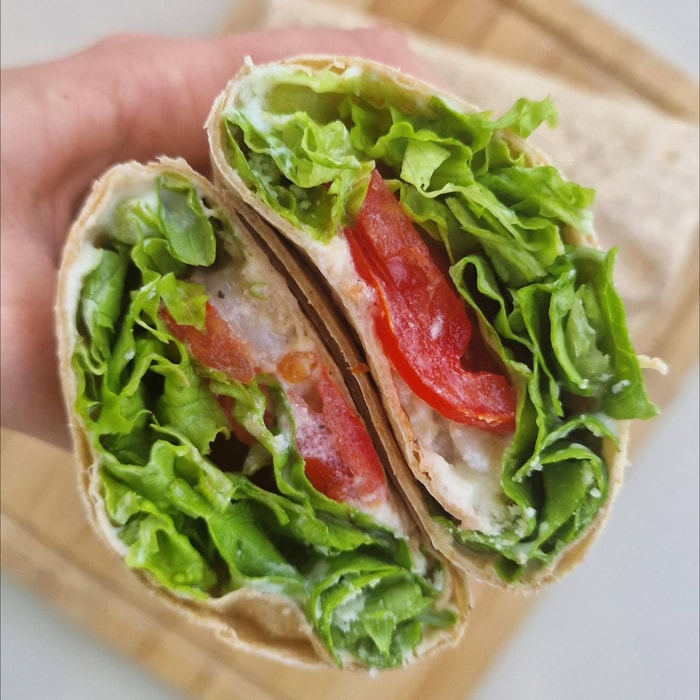 Shrimp Caesar Wrap