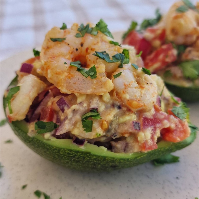 Shrimp Stuffed Avocado