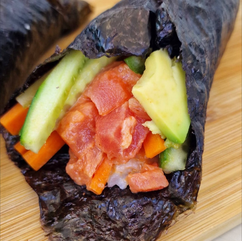 Spicy Tuna Sushi Hand Roll