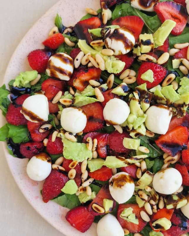 Strawberry Avocado Mozzarella