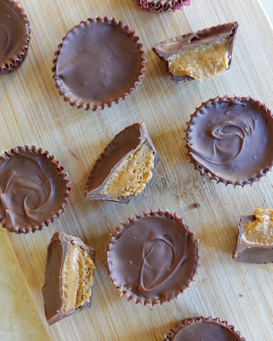 Healthy Homemade Reese's Cups