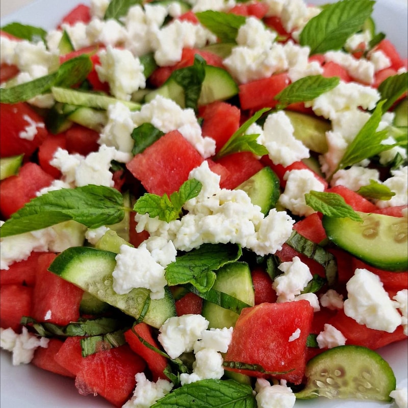 Watermelon Feta Salad