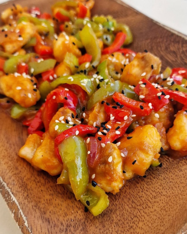 White Fish in Sweet and Sour Sauce