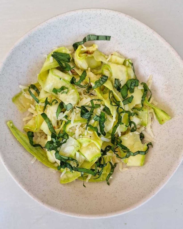 Zucchini noodles recipe