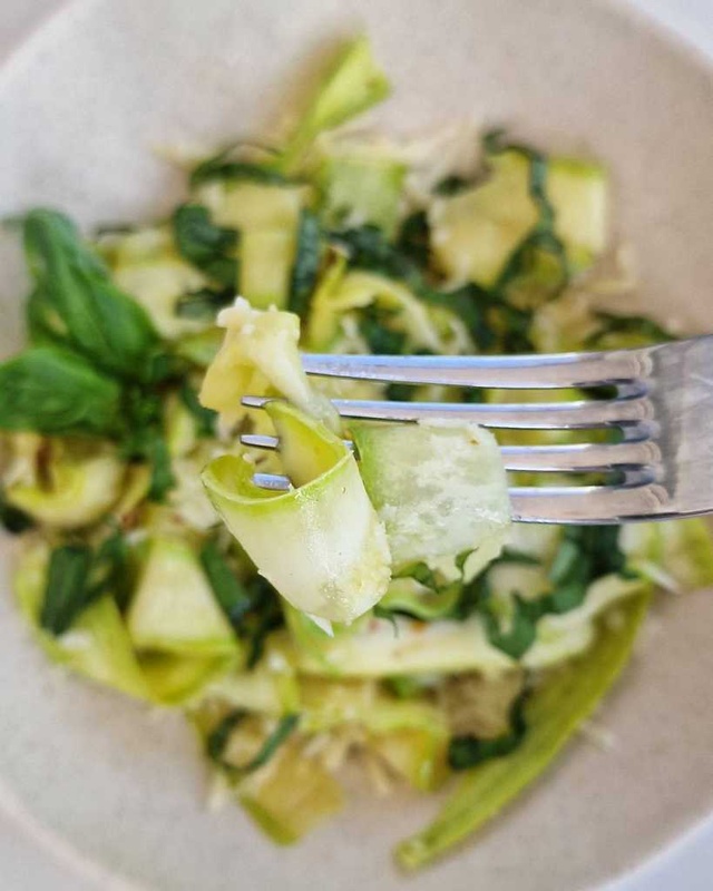 Zucchini noodles recipe