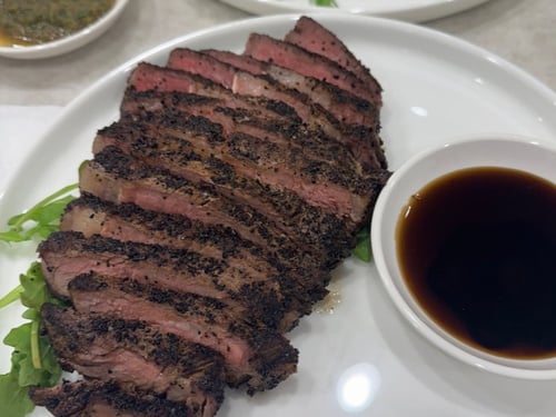 Private Chef The Woodlands - Corporate Retreat Family-Style Steakhouse & Seafood Dinner