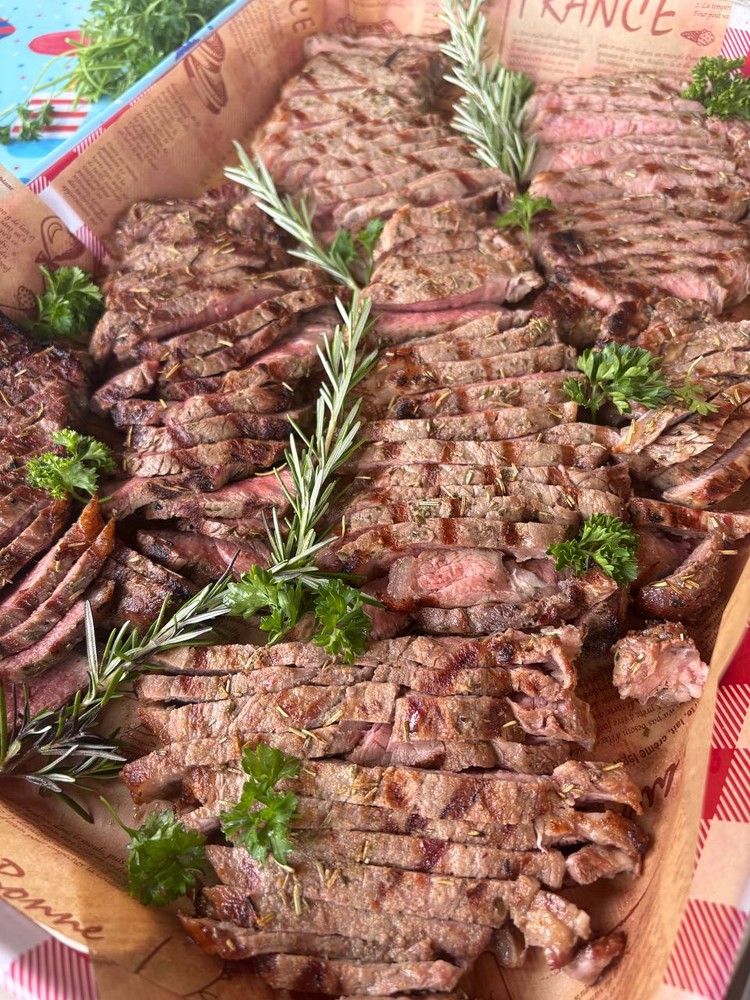 Grilled BBQ Platter for July 4th Celebration