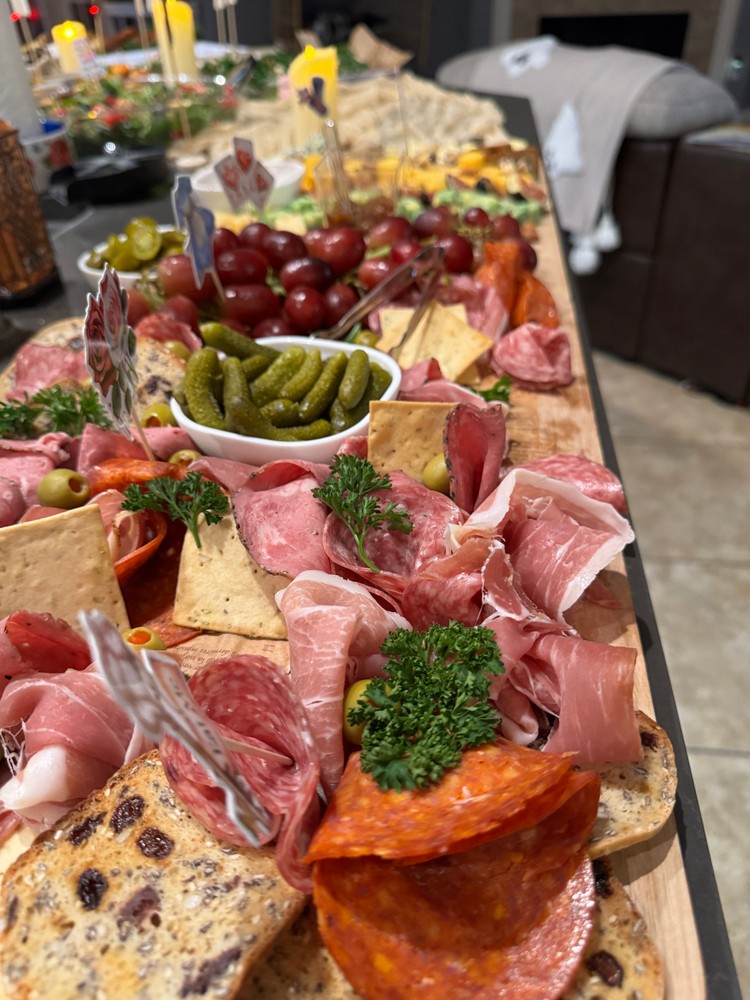 Birthday Party: Colorful Salad Platter
